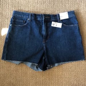Express High Rise MIDI Denim Short